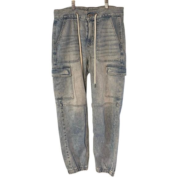 American Eagle Cargo Jogger Jeans Size 4 - Picture 1 of 9